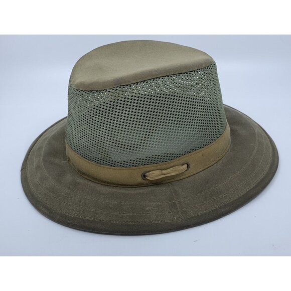 Outback Trading Co Mens Oilskin Willis 1470 Mesh Hat Medium Aussie Adventure - Picture 4 of 9